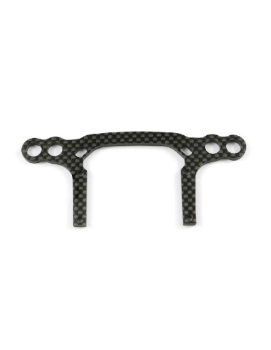 BUMPER TOP PLATE FRONT CARBON 4X