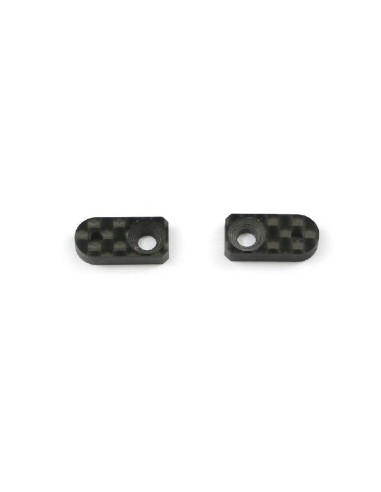 ROLL DAMPER SUPPORT 8MM CARBON 4X (2)