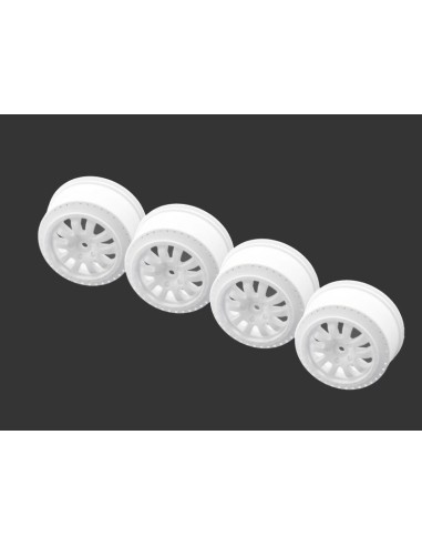 RIM 1/10 SRX2 SC WHITE (4U)