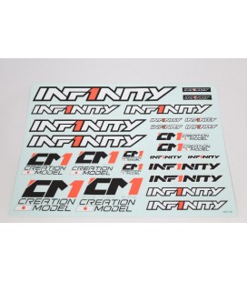 INFINITY DECAL A WHITE