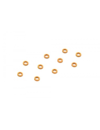ALU SHIM 3x5x1,0MM ORANGE (10U)