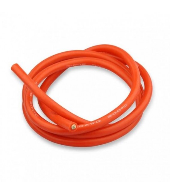 SILICONE POWER WIRE RED 10AWG 1 METER