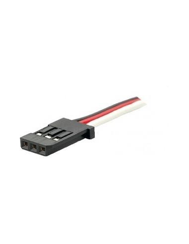 CABLE WITH SERVO PLUG (FUTABA) 15CMS