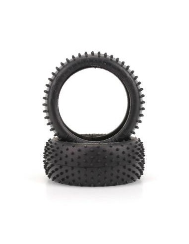 MINI SPIKE 1/8 TYRE - YELLOW (PR) (2U)