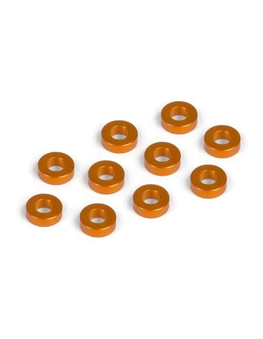 ALU SHIM 3x6x2.0MM ORANGE (10U)