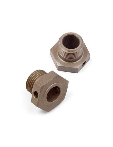 XB8 ALU WHEEL AXLE OFFSET +1MM BLACK