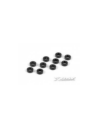ALU SHIM 3x6x2.0MM BLACK (10U)