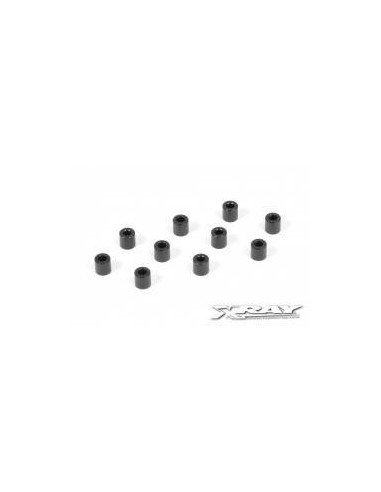 ALU SHIM 3x6x6.0MM BLACK (10U)