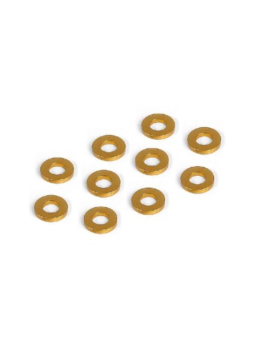 ALU SHIM 3x6x1,0MM ORANGE (10U)