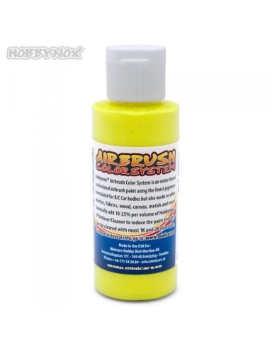 AIRBRUSH COLOR NEON YELLOW 60ML
