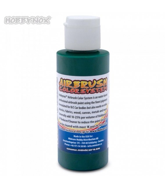 AIRBRUSH COLOR TRANSPARENT GREEN 60ML