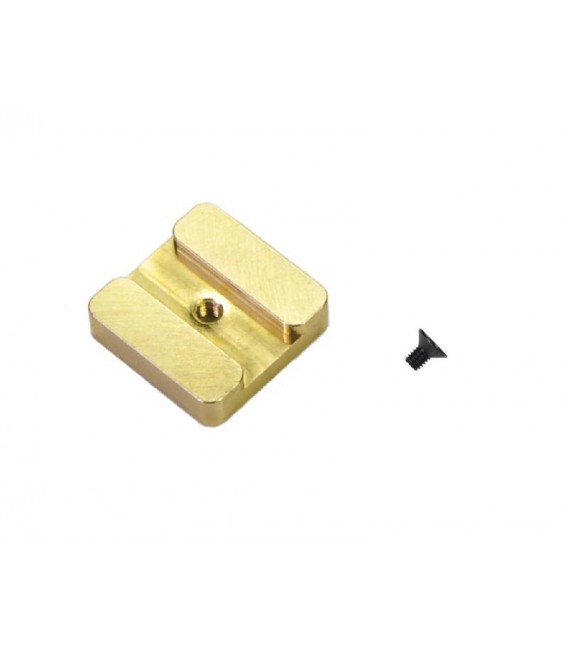 CHASSIS WEIGHT 14gr BRASS S989