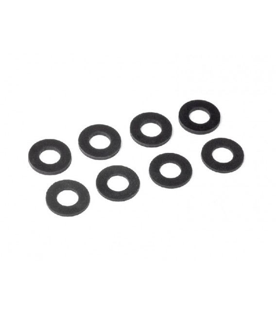 RUBBER BODY MOUNT SPACER 8x15 (1,1.5mm)