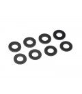 RUBBER BODY MOUNT SPACER 8x15 (1,1.5mm)