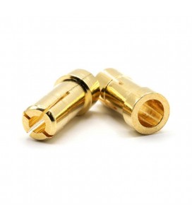 GOLD PLATED 5MM TO 4MM CONNECTOR REDUCER