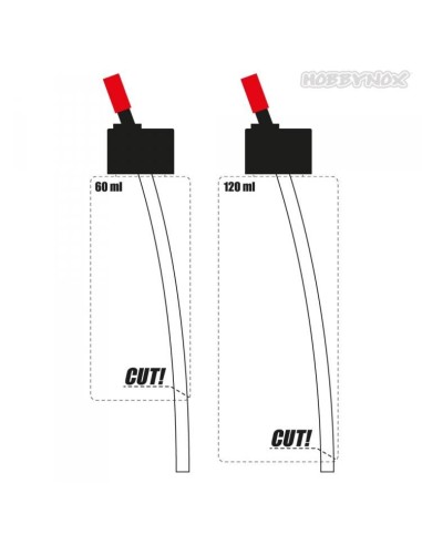 AIRBRUSH BOTTLE ADAPTER FOR 60ml/120ml
