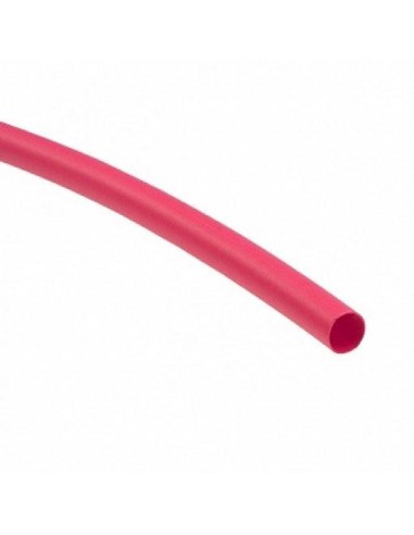 HEAT SHRINKABLE TUBING 4.0MM RED 1M
