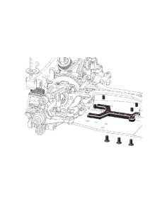 ADJUSTABLE CHASSIS BRACE SET REAR X20 2