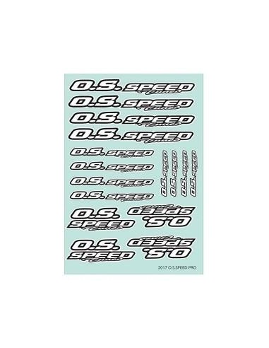 OS SPEED PRO DECAL WHITE