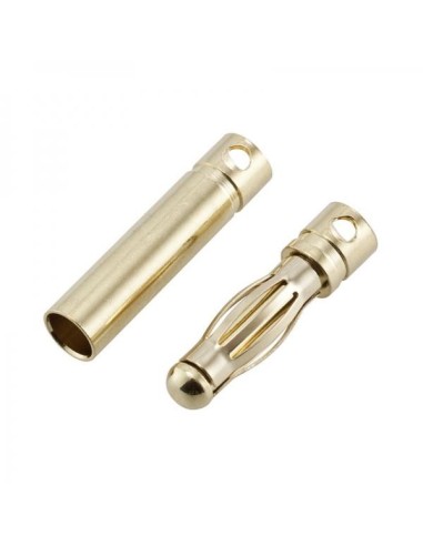 GOLD (BANANA) CONNECTORS 4MM