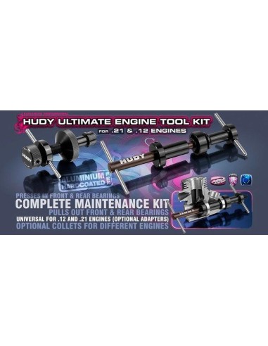 HUDY ULTIMATE ENGINE TOOL KIT FOR .12