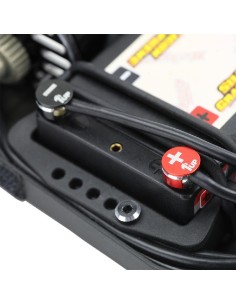LOWPRO BULLET PLUG GRIPS RED/BLACK +5 2