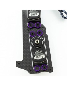 M3 ALUMINIUM SERVO WASHER PURPLE 8 pcs 2