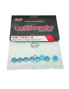 3MM ALUMINIUM CAP HEAD WASHER BLUE (8) 2