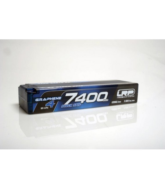 LRP LIPO 7400 STOCK HV 130C/65C 7,6V G4