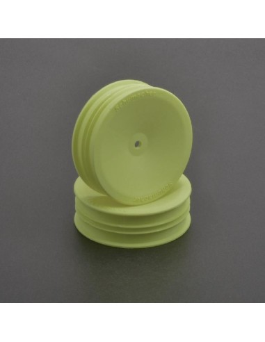 SCHUMACHER WHEEL HEX SLIM 2WD YELLOW(2U)