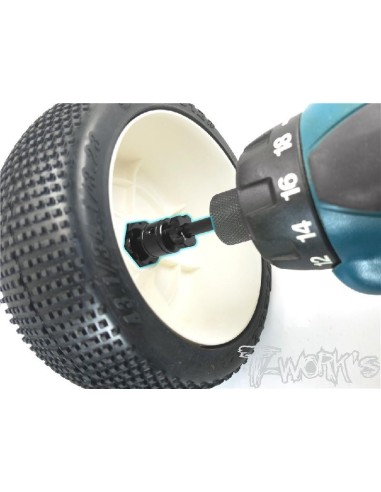 T-WORKS 12 & 17mm HEX TIRE SANDING TOOL