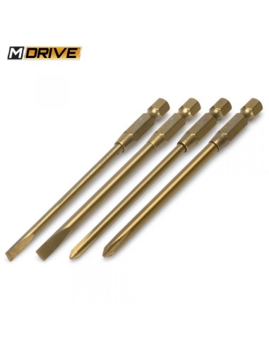 POWER TOOL BITS FLAT & CROSS SET 4 & 5mm