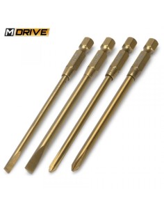POWER TOOL BITS FLAT & CROSS SET 4 & 5mm 2