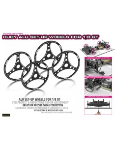 HUDY SET-UP WHEELS 1/8 GT (4U) 2