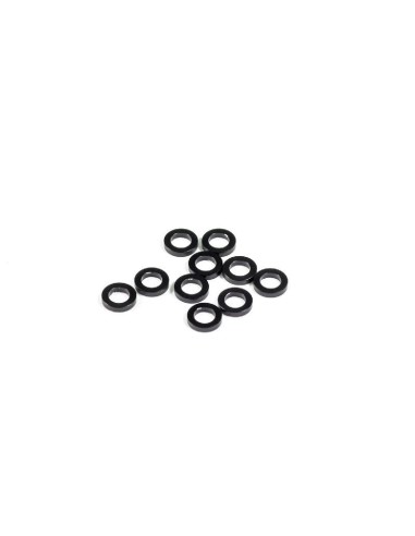ALUMINIUM WASHER 3x5x1.0mm (Black/10pcs)