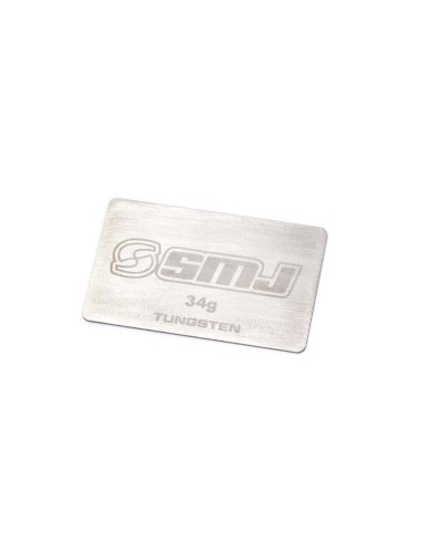 SMJ THIN TYPE TUNGSTEN WEIGHT PLATE 34g