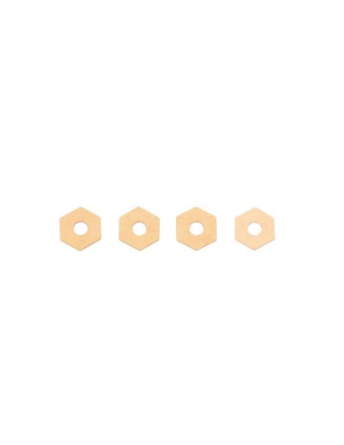 HIGH TRACTION HEX WHEEL SHIM 0.5mm (M4)