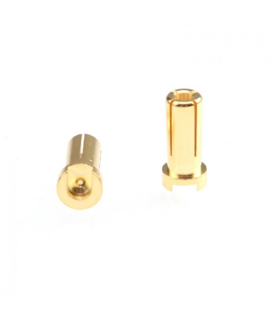 RUDDOG 5mm GOLD PLUG MALE 14mm (2U)
