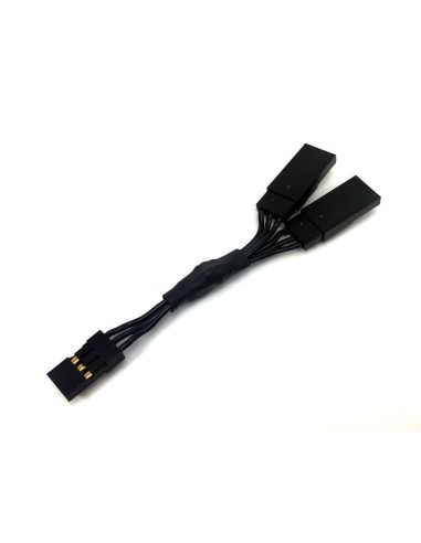 SANWA BLACK SHORT SERVO Y-DISTRIBUTOR