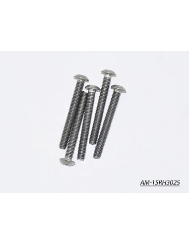 TITANIUM SCREW ALLEN ROUND HEAD M3x25 5U