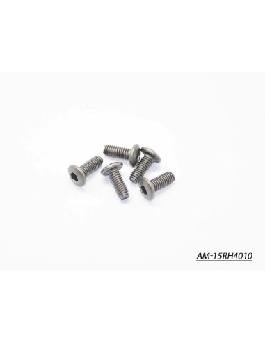 TITANIUM SCREW ALLEN ROUND HEAD M4x10 5U