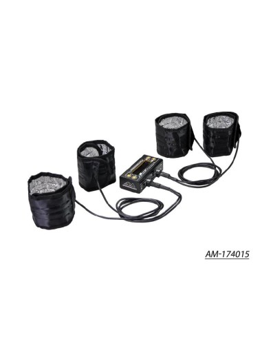 AM TYRE WARMER 1/8 & BAT. W. W/BAG BG