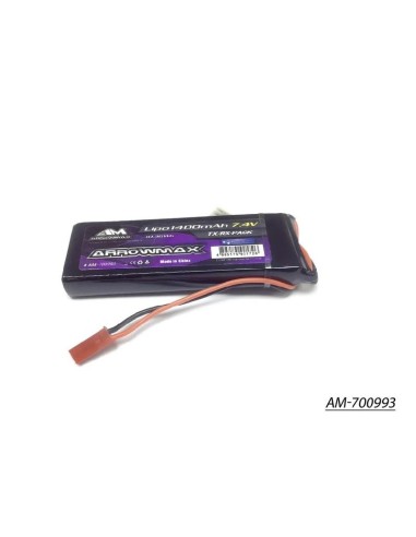 AM LIPO 1400Mah 7.4V RECEIVER PACK GP