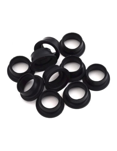 PIRANI RC EXHAUST GASKET .21 BLACK (10U)