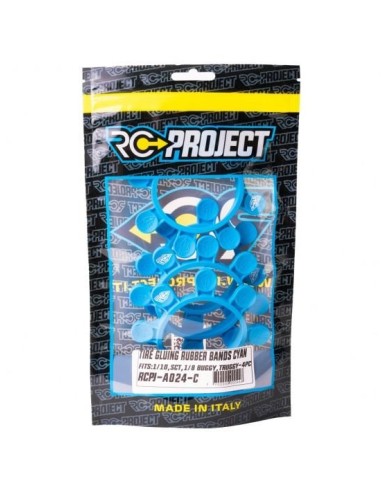 TYRE GLUEING RUBBER BANDS CYAN