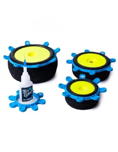 TYRE GLUEING RUBBER BANDS CYAN