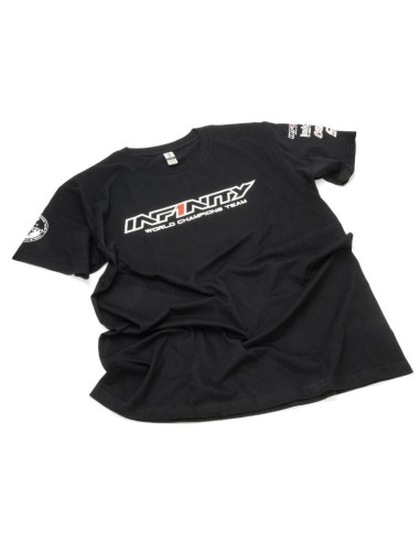 INFINITY TEAM T-SHIRT BLACK S SIZE