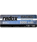 REDOX RACING LIPO HV 6000Mah 7,6V 130C 