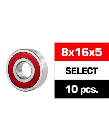 BALL BEARING KIT HS SELECT 8x16x5mm (10)
