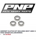 ABEC 9 CLUTH BEARING SET for SERPENT 990